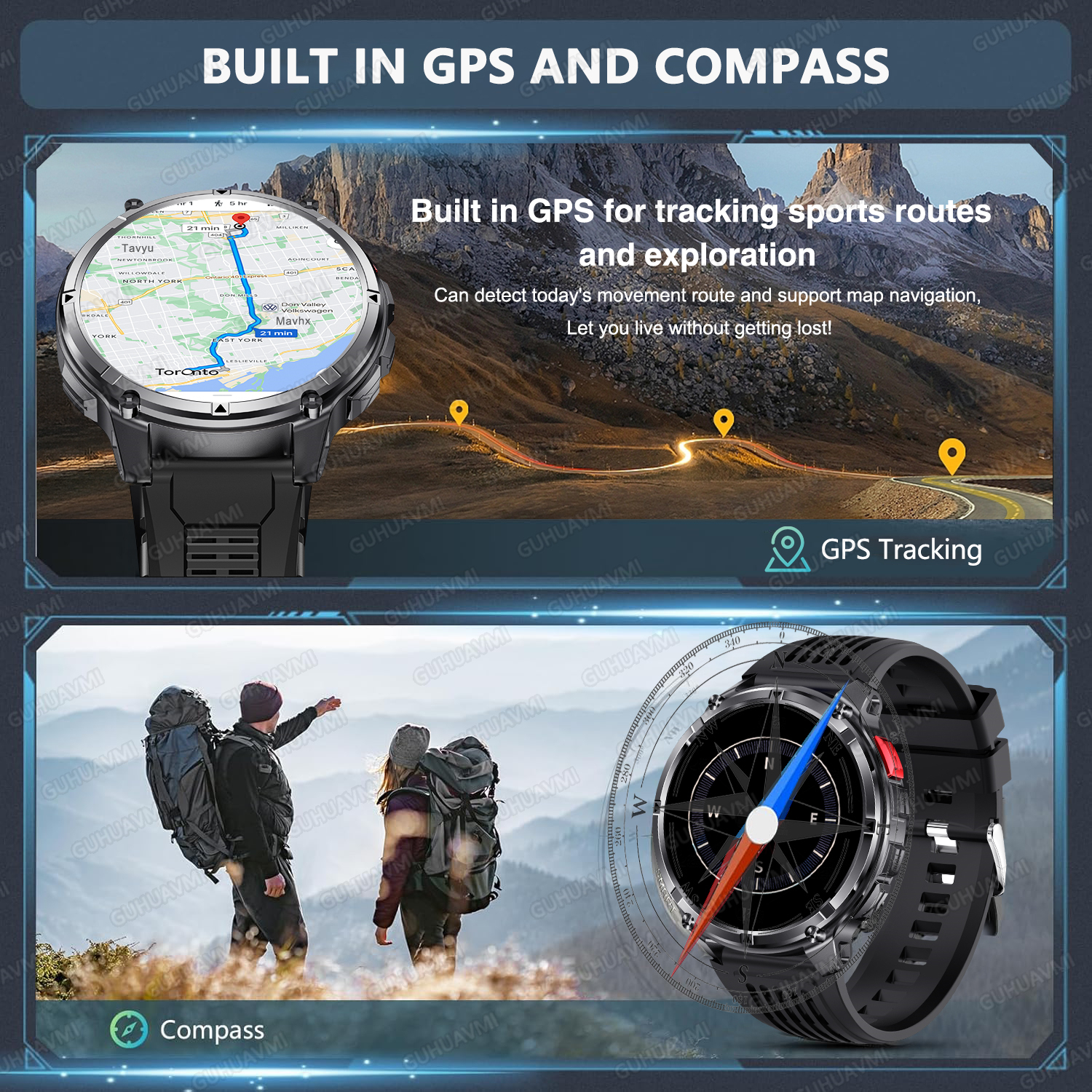 2026 New T-Rex3 Pro GPS Tracke - Smartwatch Rugged Watches For Men avis et prix