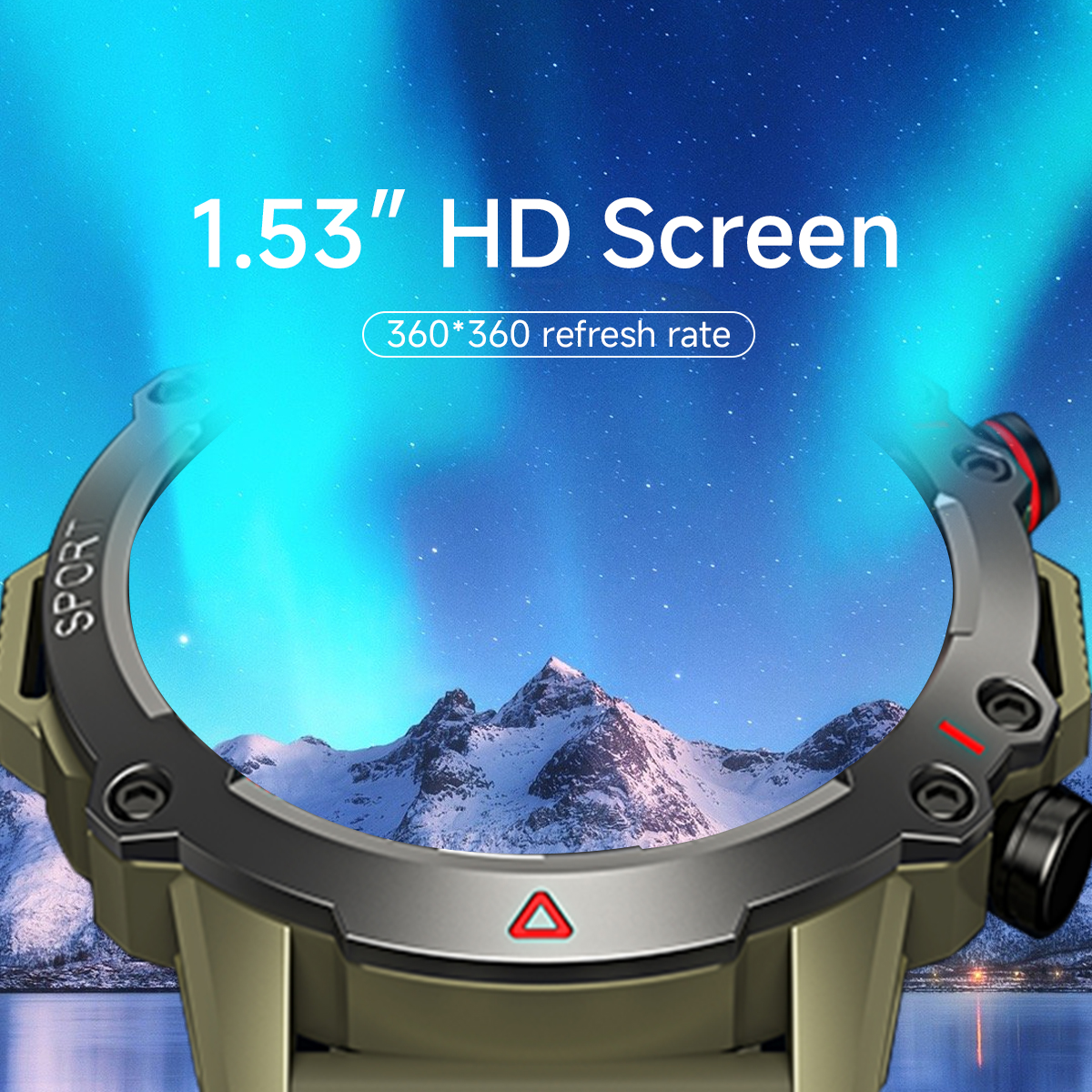 AMOLED SmartWatch Rugged Milit - Smartwatch Rugged Watches For Men avis et prix