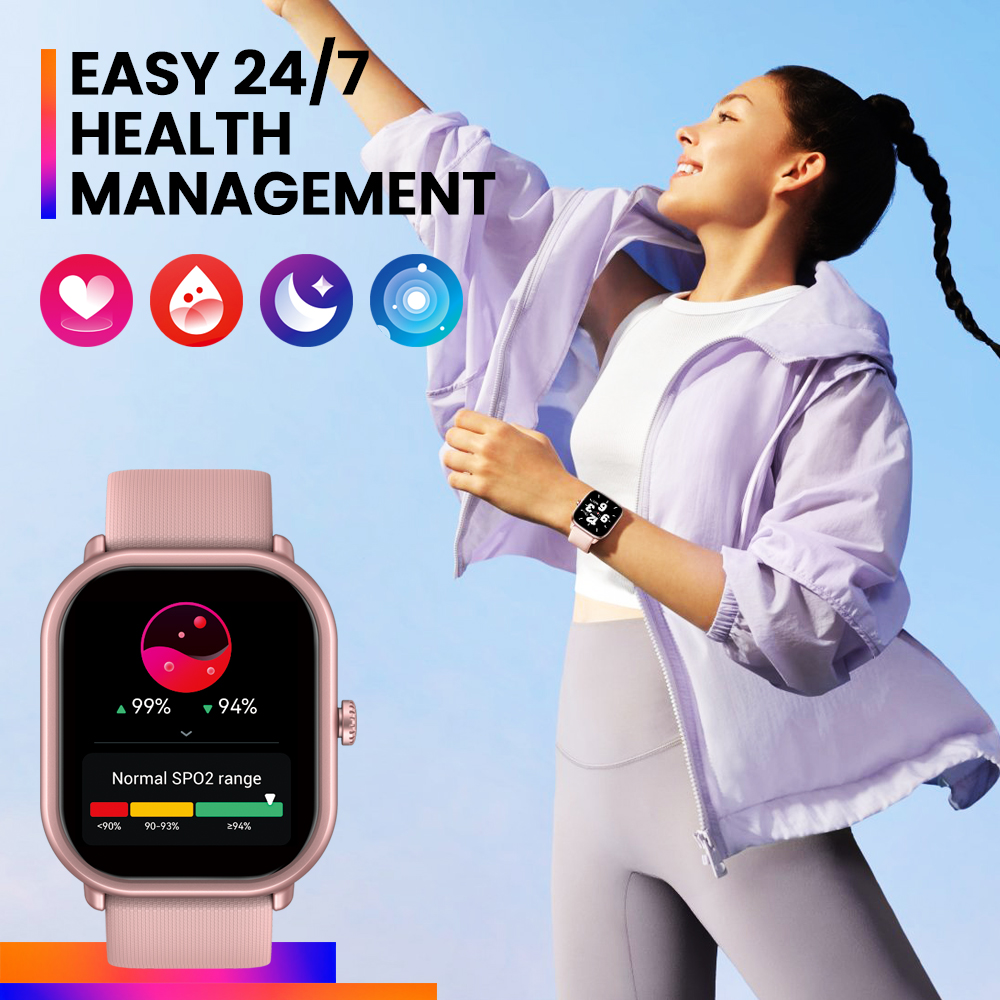 New Zeblaze GTS 3 Pro Voice Ca - Smartwatch Health Watches For Women avis et prix