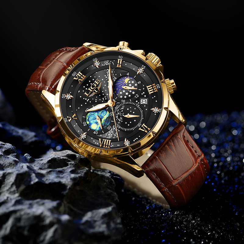 LIGE 2024 Top Luxury Brand Men - Smartwatch Army Watches For Men avis et prix