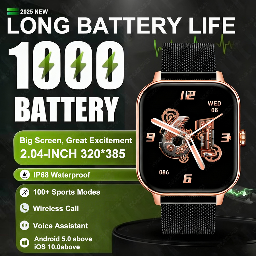 1000mAh Ultra Battery Sports S - Smartwatch Health Watches For Women avis et prix