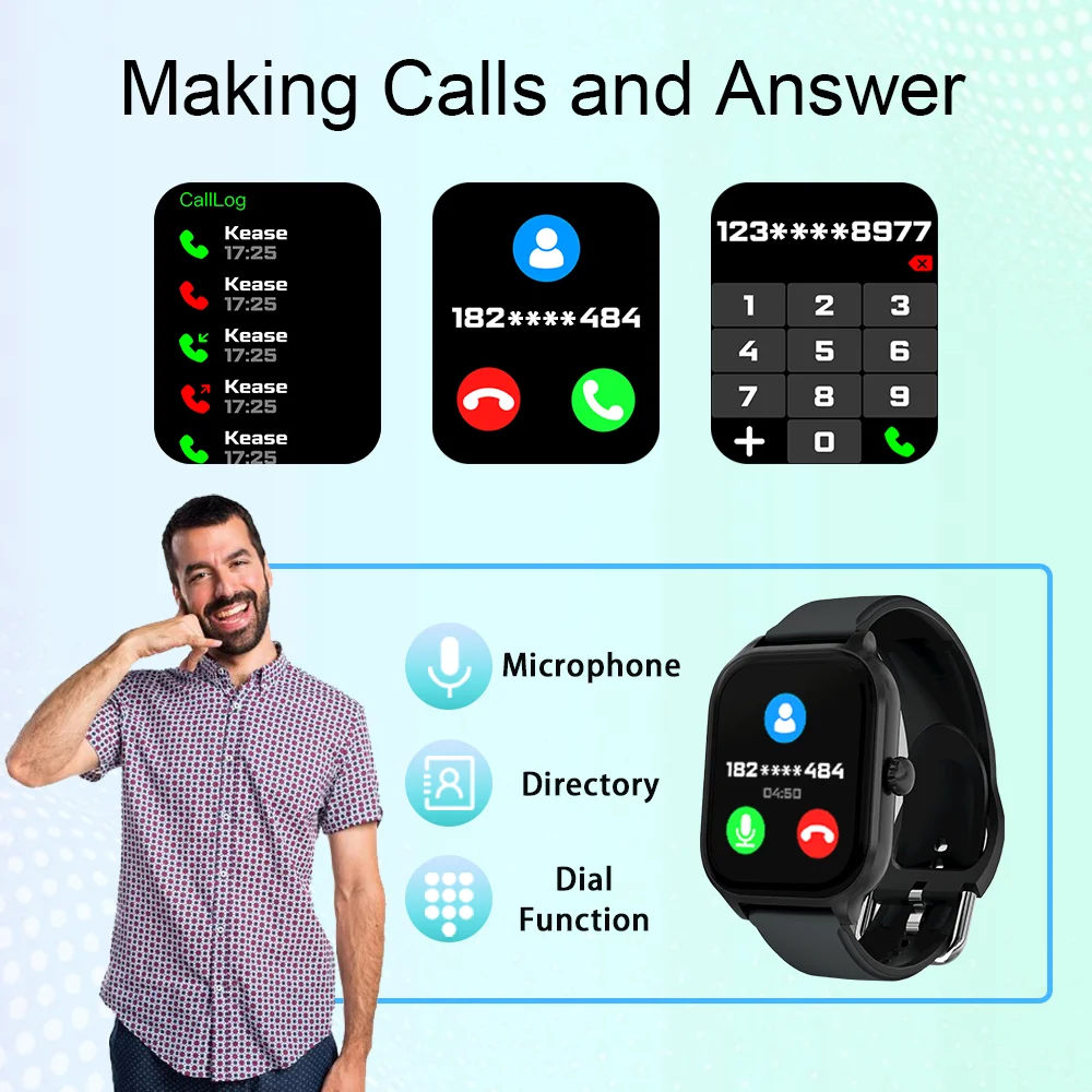 Smart Watch 2026 Men Women Ful - Watch Smart Y68 avis et prix