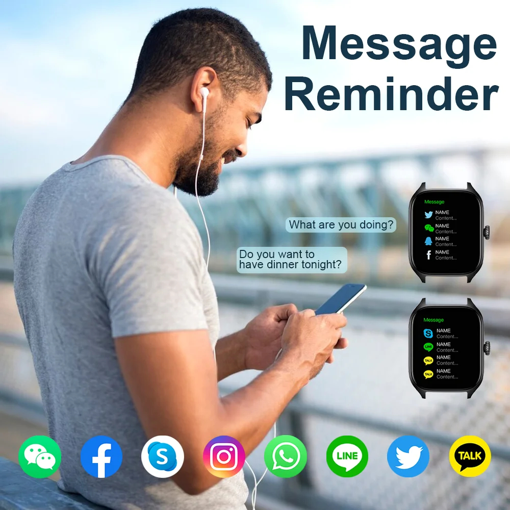 Smart Watch 2026 Men Women Ful - Watch Smart Y68 avis et prix