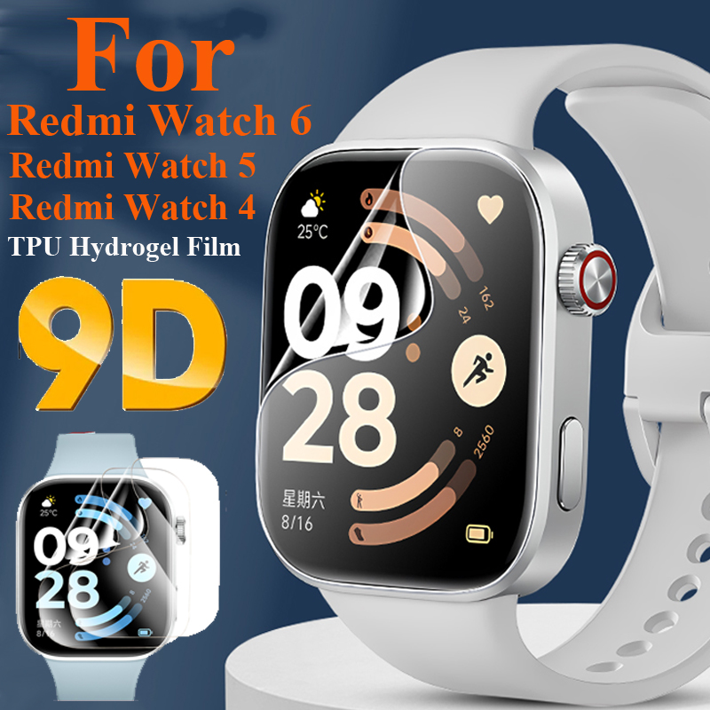 1-5PCS Hydrogel Protective Fil - Watch Redmi avis et prix