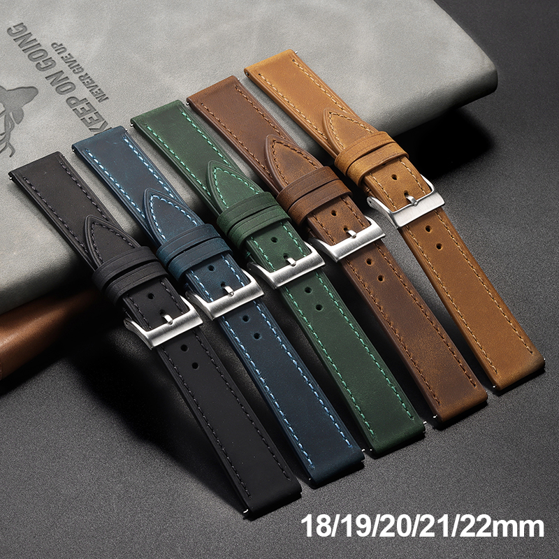 Vintage Cowhide Watch Strap Qu - Smartwatch Vintage Watches For Men avis et prix