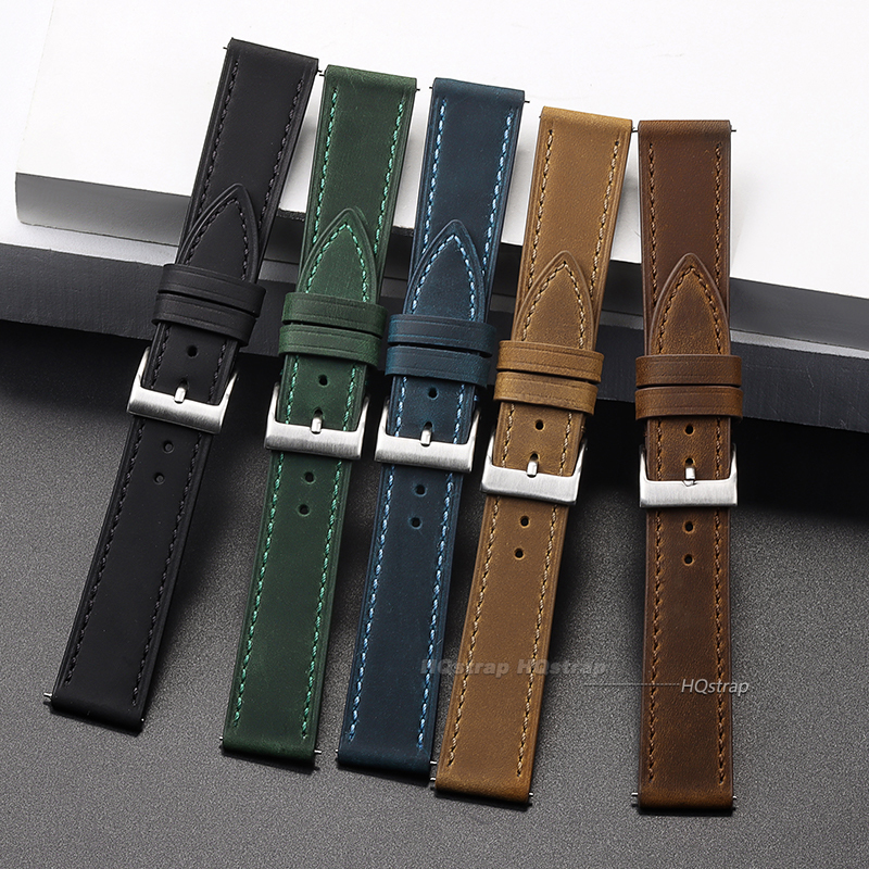 Vintage Cowhide Watch Strap Qu - Smartwatch Vintage Watches For Men avis et prix