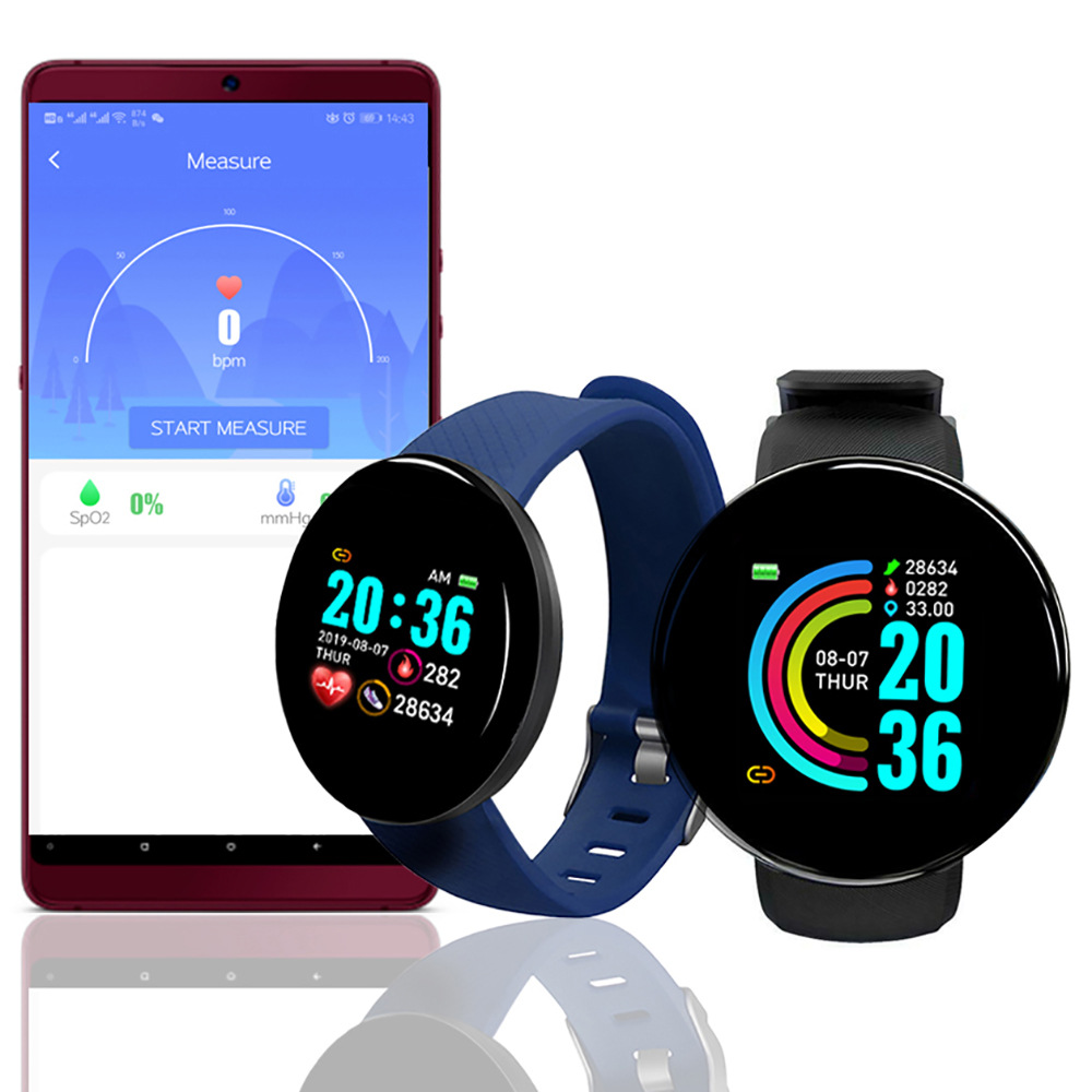 D18 Smart Watch Heart Rate Mon - Watch Smart Y68 avis et prix