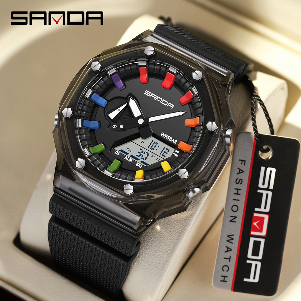 SANDA 3341Digital LED Watch Me - Smartwatch Army Watches For Men avis et prix
