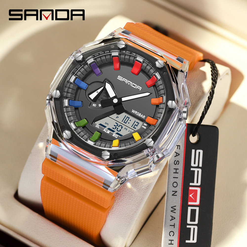 SANDA 3341Digital LED Watch Me - Smartwatch Army Watches For Men avis et prix