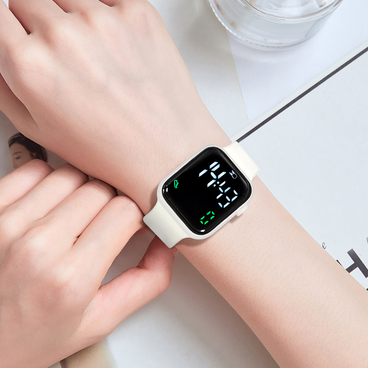New 2PCS Student Minimalist Sm - Smartwatch Watches For Girls avis et prix