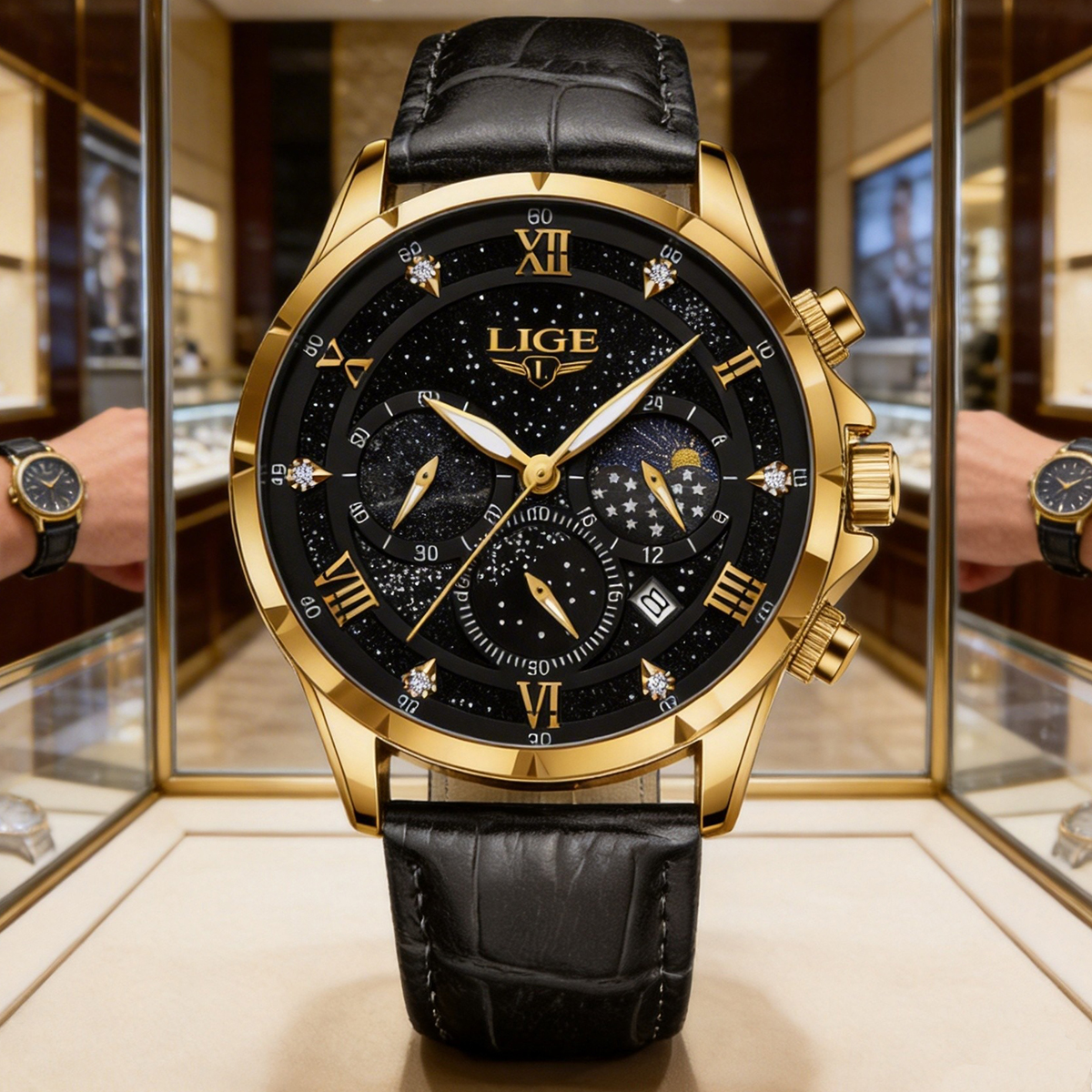 LIGE 2025 Top Luxury Brand Men - Smartwatch Army Watches For Men avis et prix