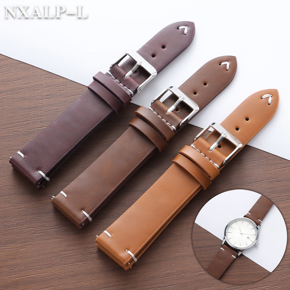 Stitching Bracelet 18mm 20mm 2 - Smartwatch Vintage Watches For Men avis et prix