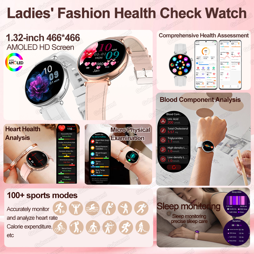 2026 New Women AI Smart Diagno - Smartwatch Health Watches For Women avis et prix