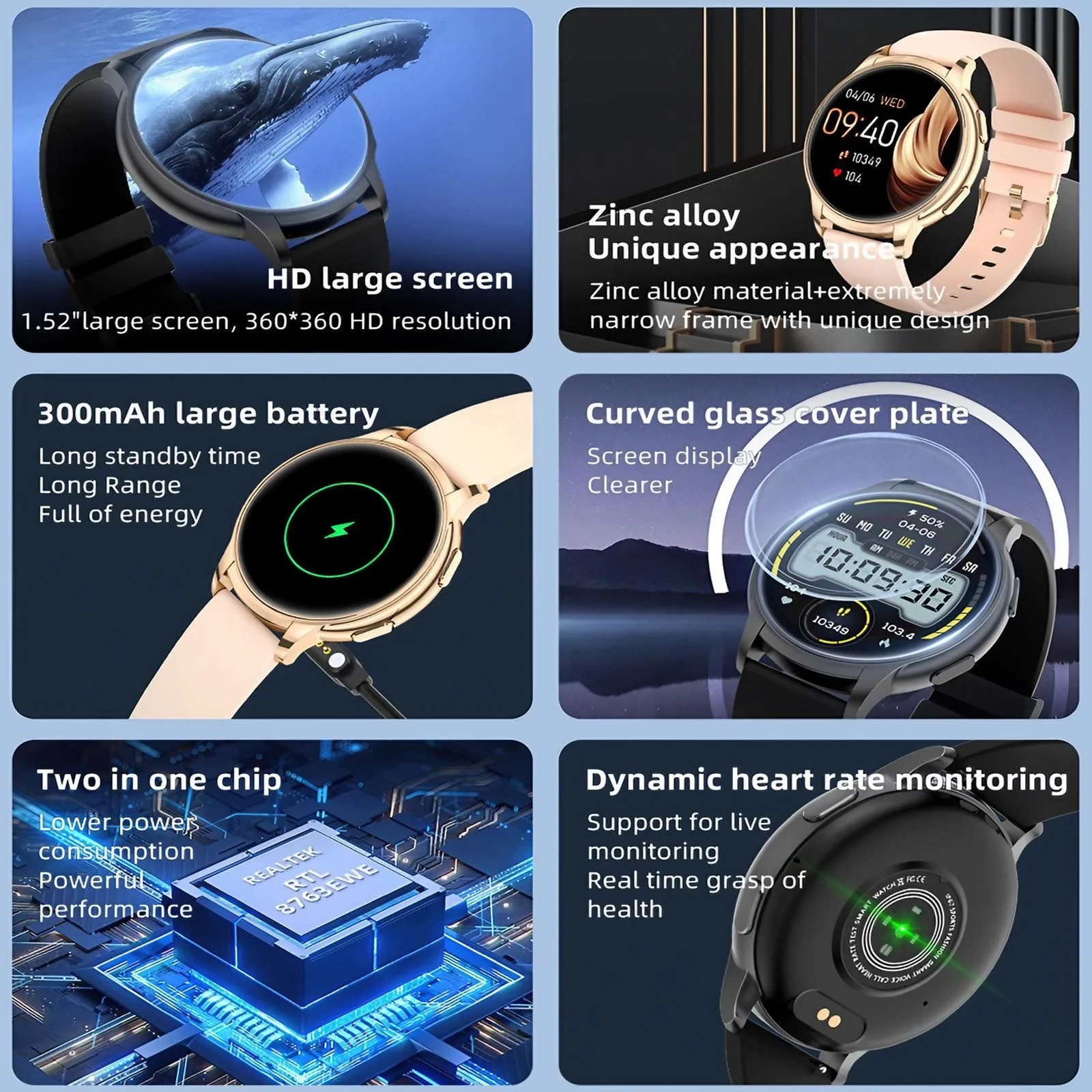 Women Smartwatch Waterproof He - Smartwatch Digital Watches For Women avis et prix