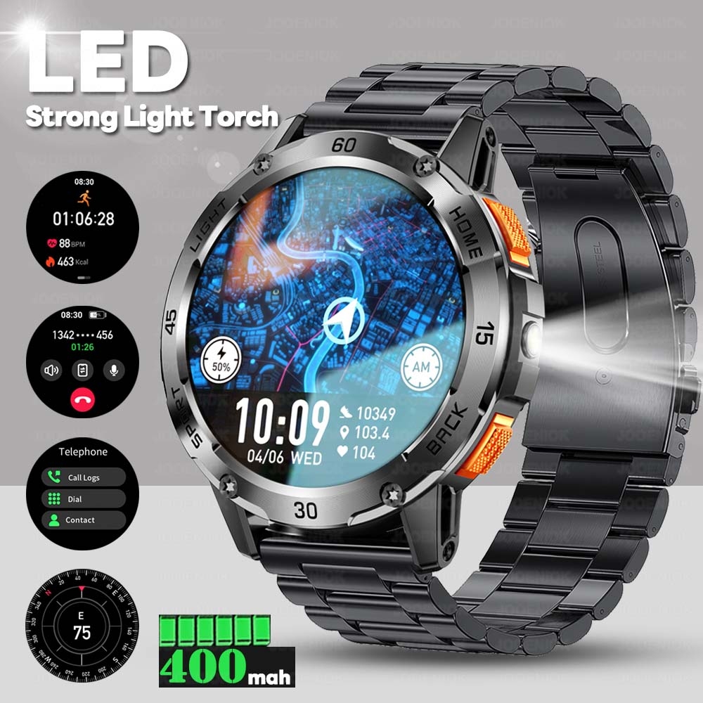 New Rugged Military Smart Watc - Smartwatch Rugged Watches For Men avis et prix