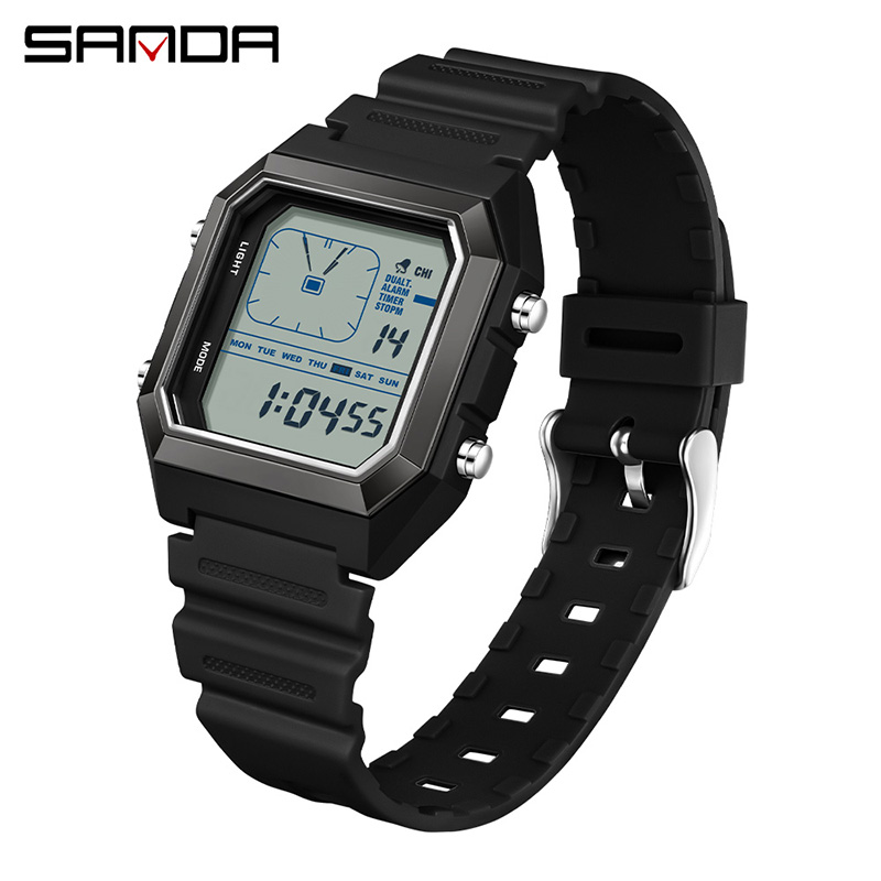 SANDA 6307 New Men's Digital M - Tide Watch Surf avis et prix
