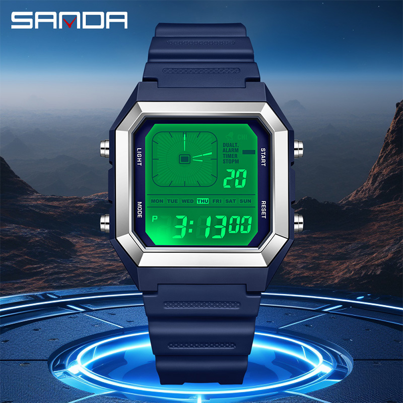 SANDA 6307 New Men's Digital M - Tide Watch Surf avis et prix