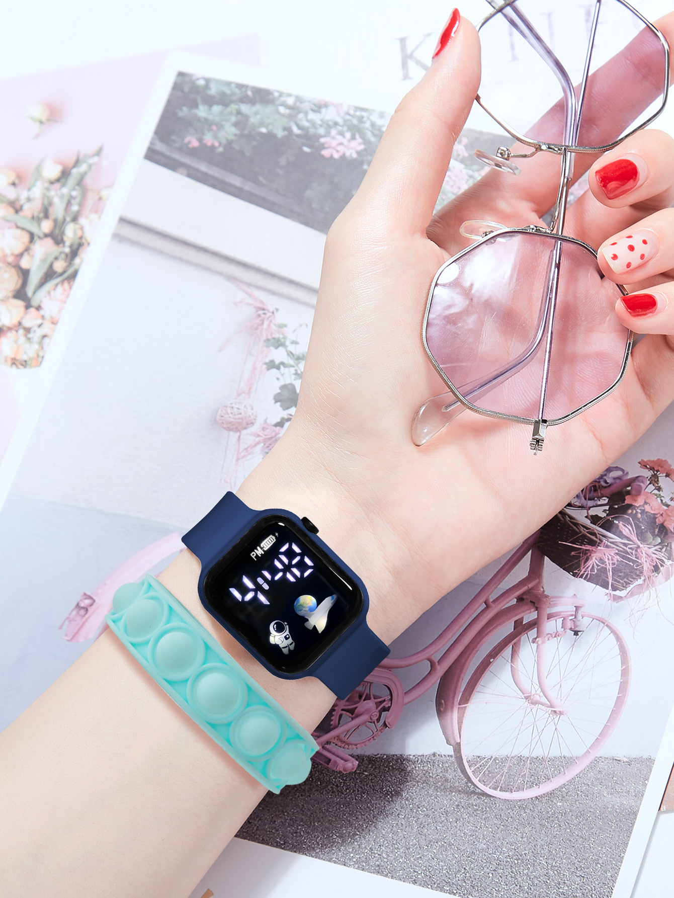 2PCS Children's Smart Watch Br - Smartwatch Watches For Girls avis et prix